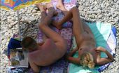 Beach Hunters Two Careless Nudists 256187 Two Nudists Enjoy The Sun In A Quiet Place But Under A Spycam Glance
