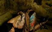 Michelle Aston 256991 Tattoo Chick In Heels Chained In Basement Dungeon

