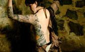 Michelle Aston 256991 Tattoo Chick In Heels Chained In Basement Dungeon
