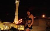 Michelle Aston 257001 Nude In Public On Streets Of Las Vegas
