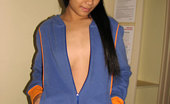 Manila Amateurs Liza Hoodie 257093 Liza In Blue Hoodie, Unzips To Reveal Tits And Pussy
