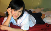 Manila Amateurs Diana M Schoolgirl 257140 Diana Giving A Peek Up Her Skirt And Stripping Nude
