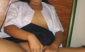 Manila Amateurs 01.04.10 Ella Schoolgirl 257174 Filipina Teen Ella Strips Out Of Her School Uniform On The Bed
