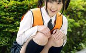Idols 69 Kuramoto Anna 257413 Asian Slut In Pigtails And Uniform Shows Her Hairy Pussy Off
