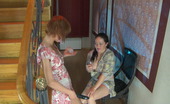 Backdoor Lesbians Sophy & Gwendolen 260737 Eager Lezzie Gets Spread-Eagled On The Stool For Wild Strap-On Ass-Fucking
