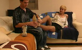 Nylon Feet Videos Cassandra & Vitas 261120 Cutie And Her Lover Multiply Their Pleasure By Two In Outrageous Nylon Game
