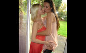 Nylon Jane 261422 Jane Straddles This Cute Blonde Teen
