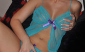 Nylon Jane 261534 Gorgeous Elle Wearing Some Baby Blue Lingerie And Showing Off Her Body
