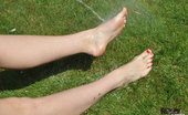 Nylon Jane 261594 Gorgeous Paige Gets Her Feet Nice And Wet Before She Licks Them Clean.
