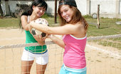 My Sexy Kittens Gallery Th 19274 T 263655 Two Teenage Girls Playing Some Dirty Soccer Games Outdoor
