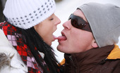 My Sexy Kittens Jasmine Black A Very Cold Teenager Shagging Her Boyfriend In The Snow
