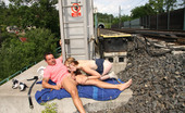 My Sexy Kittens Gallery Th 41422 T 264224 A Bored Couple Waiting For A Train Starts Fucking Publicly

