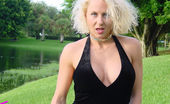 Trixie Swallows Operation Naked 269112 Beautiful Blonde Strips Out Of Her Black Outfit While Outside
