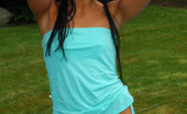 Trista Stevens Sexyaquann Trista Wearing Sexy Aqua Lingerie
