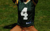 Trista Stevens Sexypackersjerseynn Trista Plays Ball In This Sexy Packers Jersey

