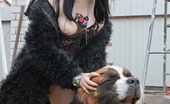 Showy Beauty Ultima Shaggy Friend Cutieposing 272965 Busty Brunette Flashes In The Street And Strips Totally Naked Showing Off Her Amenities.
