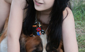 Showy Beauty Ultima Shaggy Friend Cutieposing 272965 Busty Brunette Flashes In The Street And Strips Totally Naked Showing Off Her Amenities.
