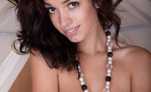 Showy Beauty Soledad Deseo Bustygirlphoto 272966 Stunning Girl With Splendid Dark Hair And Gorgeous Figure Gets Nude On A Bed And Teases.

