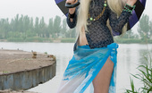 Showy Beauty Sirena My Umbrella Rainyblonde 273341 When Nobody Is On The Lake Shore, This Stunning Blonde Takes Advantage Over Natural Beauties As Her Loveliness Take Over Watchers Breath.
