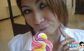 Submit Your Thai O 274164 Sexy Schoolgirl Thai Baby Named O Sucks A Lolipop And Shows Off Her Bald Pussy

