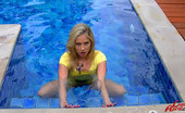 Leony Aprill 275594 Clothed Daring Horny Sweetheart Loves Swimming Outdoors
