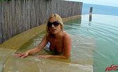 Leony Aprill 275633 A Handsome Blonde Sweetie Loves Swimming Naked In A Pool

