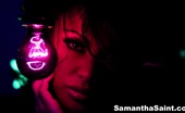 Samantha Saint 275928 Samantha Black Light Lesbian Fun
