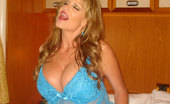 Kelly Madison Rockin The Boat Kelly Bangs Herself In See Thru Turquoise Teddy.
