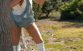 Kelly Madison Shootin Wabbits 277390 Kelly Was Hunting Wabbits In Her Super Short Overalls And White Tank.
