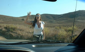 Kelly Madison The Hitchhiker #1 277523 Here I Am All Stranded Here On The Side Of The Road. What'S A Girl To Do? My Car Broke Down And There'S Nothing Around For Miles. Just Me And A Dirt Road And A Wet Pussy. Along Comes This Big Green Truck. A Young Guy With A Friendly Looking...
