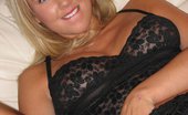 Kelsey XXX 277623 A Blonde Co Ed With Big Boobs Poses In Lace Lingerie
