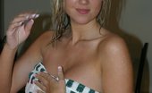 Kelsey XXX 277644 Busty Blonde Pleasures Herself And Then Licks Her Fingers
