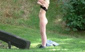 UK Flashers 277728 Hot British Lad Posing Nude In A Public Park
