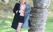 UK Flashers 277728 Hot British Lad Posing Nude In A Public Park
