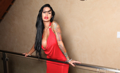 Angelina Valentine 280474 Angelina Valentine In Red Hot Dress
