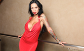 Angelina Valentine 280474 Angelina Valentine In Red Hot Dress
