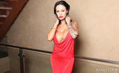 Angelina Valentine 280474 Angelina Valentine In Red Hot Dress
