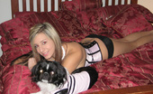 September Carrino Diary Entry - 2009 - 01/15 281869 These Are Some Shots Of Me And My Cute Little Puppy Dog… She’S The Best! Aren’T We Adorable Together? We Even Have The Same Pink Corsets On…. Have A Great Week And I Promise That I’Ll Be Back On Line And Ready To Rock Next Week! Xoxoxox — Sept