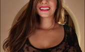 September Carrino RockandRollLace Set1 282188 Busty September Poses In See-Through Lace
