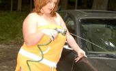 Plumper Pass Nikki Cars8 284930 Nikki Cars Is Outside, Washing Her Ride, Ass Hangin� Out And Titties For All To See
