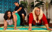 Plumper Pass Lovely Sillk & Vylette Vonne BBW Babe Threesome 285616 Vylette Vonne And Lovely Sillk! These Two Lovely BBW Are Hanging At The Gym With Their Trainer Juan Largo. This Two Heavy Ladies Are Hot And Horny, They Start Making Out As Soon As The Send Juan Out For Water. They Suck On Each Others Nipples And Squeeze 