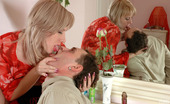 Boys Love Matures Silvia & Pete 287416 Red Hot Milf In Sexy Attire Making A Too Curious Guy Please Her Itchy Box
