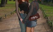 Sapphic Erotica Olivia And Lovisa8 292452 Fiery Redheads Meet Strip And Tongue Shaved Tasty Pussies
