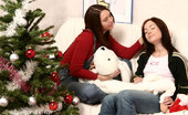 Sapphic Erotica Dawnee And Jeannie8 293476 Lesbian Teens Undress And Have Sex By The Christmas Tree
