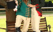 Sapphic Erotica Juliette And Deny3 294904 Lesbian Prussian Soldiers Get Naked And Have Sex In Park
