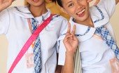 Trike Patrol Sally And Nica - Set 1 - Photo 297367 Two Cute Young Filipina Schoolgirls Strip Naked To Show Pussy

