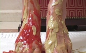 Tia Ling Tia Puts On A Foot Show With With Condiments 297819 
