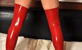 Latex Heaven 299346 Ania Red Top Red Stockings
