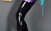 Latex Heaven Ekd Purple Dress
