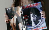 Kaira 18 Magazine Window 299903 Sweet Teen Kaira Reading French Magazine Naked

